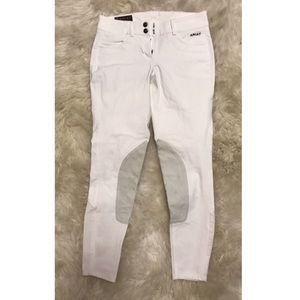 Ariat White Pro Series Breeches 24R